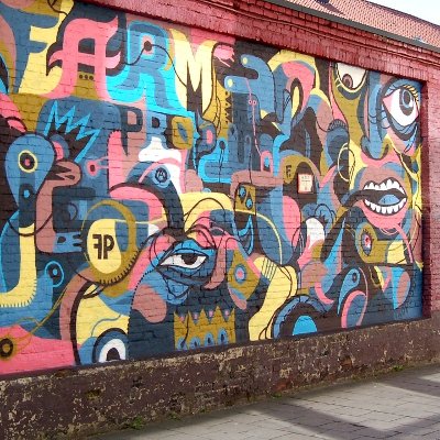 Murs peints à Gand