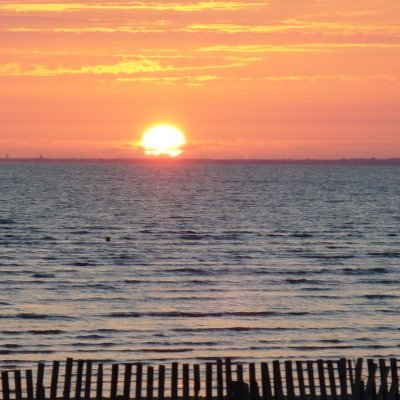 Au coucher du soleil