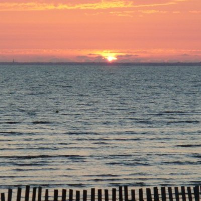 Au coucher du soleil