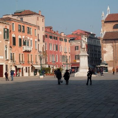 Places de Venise en hiver