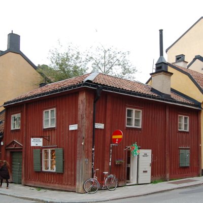 Les maisons rouges de Södermalm