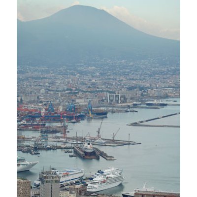 Naples vue du ciel