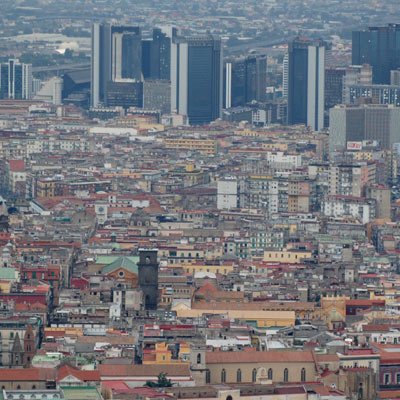 Naples vue du ciel