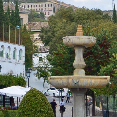 El Albaicin et Sacromonte avec vue sur l'Alhambra