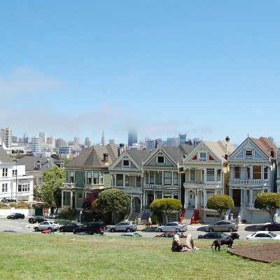 San Francisco : Alamo Square and Hayes Valley