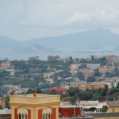 Naples vue du ciel