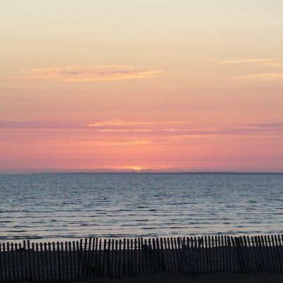 Au coucher du soleil