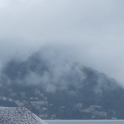 Lugano : du lac au Monte Brè sous la pluie