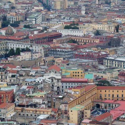 Naples vue du ciel