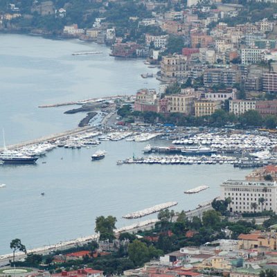 Naples vue du ciel