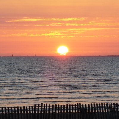Au coucher du soleil
