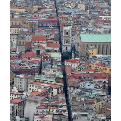 Naples vue du ciel