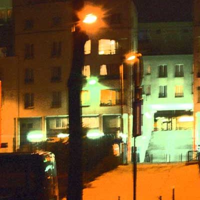 Quartier de la Goutte-d'Or by night