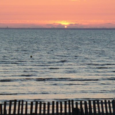 Au coucher du soleil