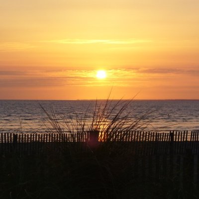 Au coucher du soleil
